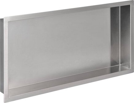 Saqu Shine inbouwnis 60x7x30cm RVS - Roestvrij staal - Mat