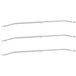vidaXL Zeilbeugel voor aanhangers 3 zilver 102-155 cm Aluminium