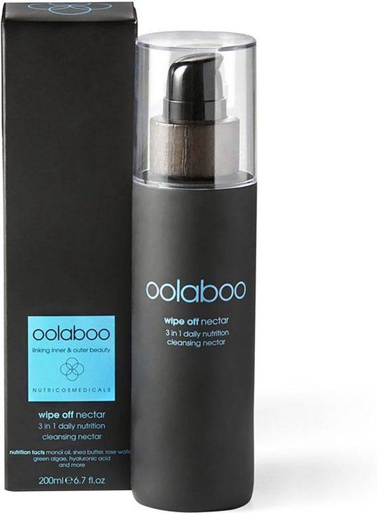 Oolaboo Wipe Off Nectar 3 In 1 Daily Nutrition Cleansing Nectar - 200ml