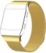 By Qubix Qubix - Milanese bandje voor Fitbit Ionic - Small - Goud