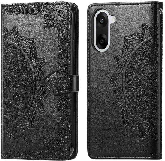 imoshion Hoesje - Geschikt voor OnePlus Nord CE5 - Mandala Bookcase - Zwart