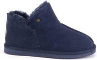 Warmbat Willow Suede Dames Sloffen - Donker Marineblauw