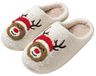 Pantoufles en peluche pour Femme et Homme - Semelle antidérapante