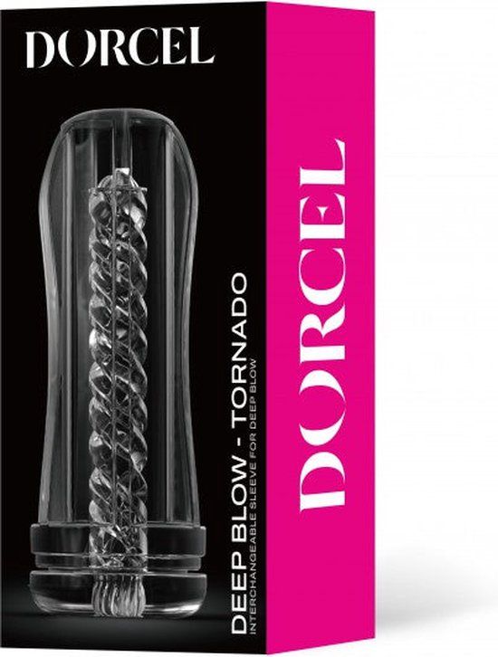 Dorcel Deep Blow Tornado - Transparant - Masturbator Sleeve