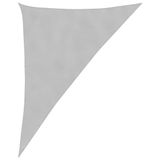 VidaXL Zonnezeil Lichtgrijs 4,5x4,5x4,5 m Polyester