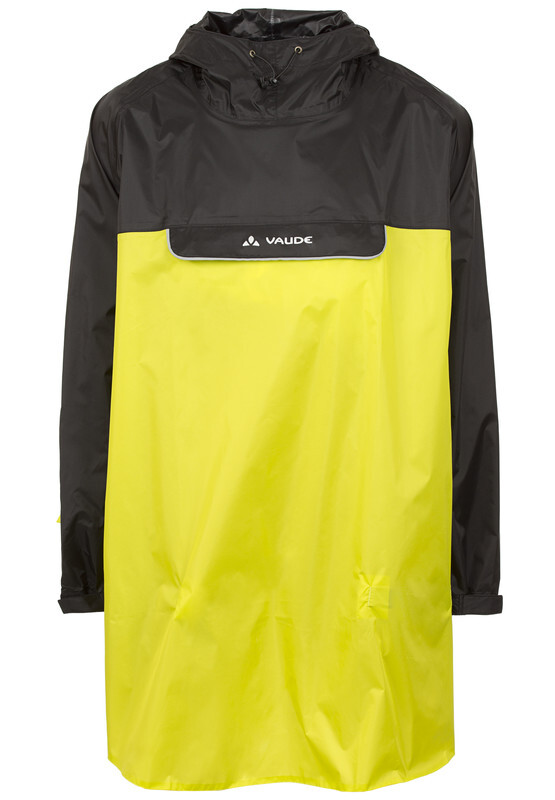 Vaude Valero Poncho lemon Regenjas 2016