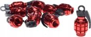 Amracing Ventieldopjes wiel granaat rood