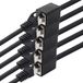 1aTTack.de 5x 5m CAT7 LAN-verlengkabel RJ45 - zwart