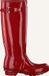 Hunter Bottes de pluie Womens Original Tall Rood Effen Rubber Textiel Vrouwen Maat 40/41