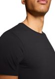 Levi's T-shirt pour homme, lot de 6, col rond, XL, Coton, Jet Black