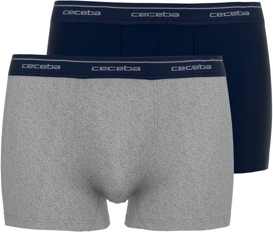 CECEBA Monza 2-pack Heren Boxer - Blauw/Grijs