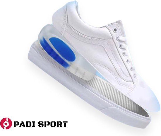 Padisport Hielspoor Zolen - Maat 40-46 - Blauw - Siliconen - Unisex