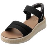 Skechers Slip-Ins: Bobs Sun Ray Sandalen Plat - Zwart - Maat 41