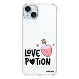 Evetane iPhone 15 Plus Hoesje - Siliconen, Transparant, Schokbestendig