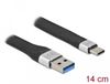 Delock 86938 USB-kabel USB 3.2 Gen 1 (3.1 Gen 1) 0,14 m USB C naar USB A 5 Gbit/s Zwart