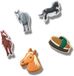 Crocs Jibbitz Horse Pen 5 Eenheden Oranje Enfants