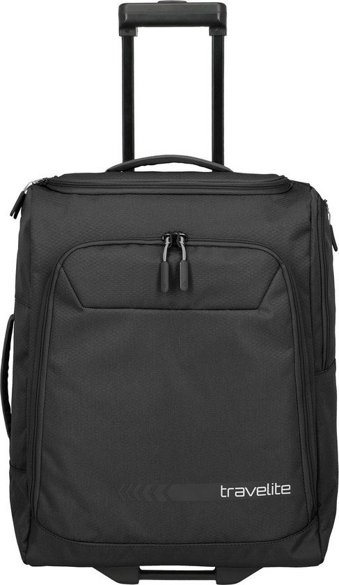 Travelite Kick Off Wheeled Duffle S Black | 44L | Hand Luggage