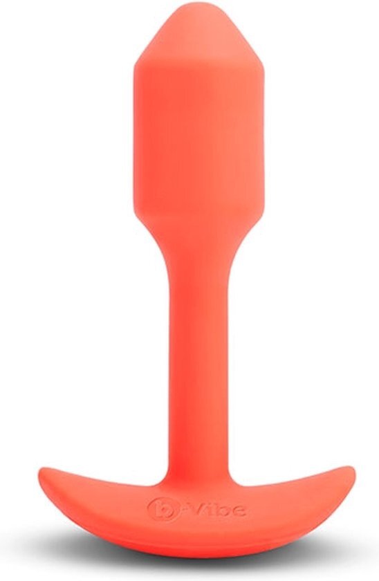 B-Vibe - Vibrerende Snug Plug 1 (S) Oranje