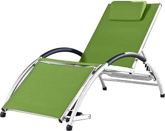 Vivere Dockside Sun Lounger - Green Apple