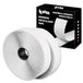 IPEA Klittenband, zelfklevend, wit, 5 meter, 20 mm breed, extra sterke multifunctionele plakstrip voor doe-het-zelvers, voor bevestiging van voorwerpen, muggennetten, tapijten, oppervlakken