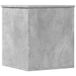vidaXL - Opbergbox - 40x42x46 cm - bewerkt hout - betongrijs