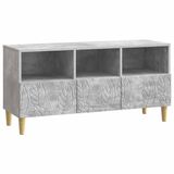 vidaXL TV-kast 102 x 34,5 x 50 cm Betongrijs Bewerkt hout