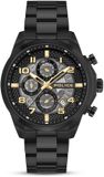 Police ILG of Switzerland AG Horloge Soul Heren Polshorloge Zwart Staal Analoog Quartz