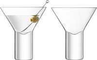 L.S.A. Vodka Cocktailglas 240 ml Set van 2 Stuks - Transparant