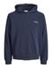 JACK & JONES JJCOLLEGE LOGO SWEAT ZIP HOOD JNR - Garçon - Bleu marine - Coton/Polyester - Taille 140