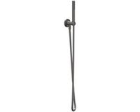 IVY Bond handdoucheset, slang 150 cm, wandhouder met uitlaat en Satin mist handdouche, geborsteld metal black PVD