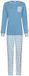 Pastunette Blue Cottage Pyjama Katoen Badstof Blauw Maat 36