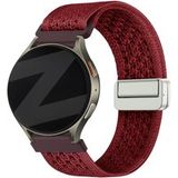 Bandz Bracelet en nylon vintage pour Fossil Gen 6 - 42mm (Bordeaux)