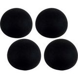 Enova Hifi Enova Set van 4 Enova Hifi Turn Pad 20 Pro Anti-Vibratie Absorbers voor Draaitafels en Hi-Fi Luidsprekers Zwart