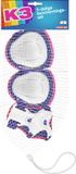 K3 Studio 100 K3 - Valbescherming set - 3 delige beschermingsset - maat S - Wit/Blauw