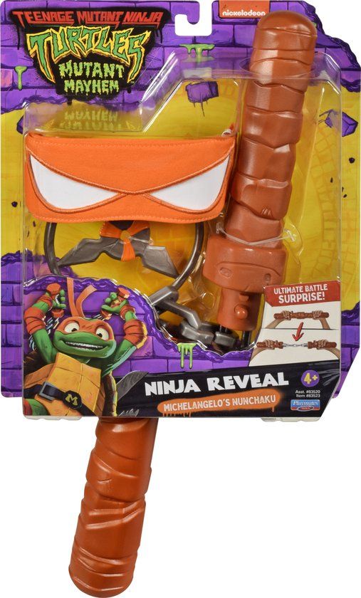 Teenage Mutant Ninja Turtles - Michelangelo Transforming Nunchuk - Actiefiguur - 4+ jaar