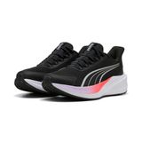 Puma Dasher LITE SLIPTECH JR Sneaker, zwart zilver-licht lavendel-ultra rood wit, 5.5 UK
