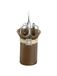 Twinox Manicure standaard 4-delig, echt rundleer, 6 x 12,5 cm