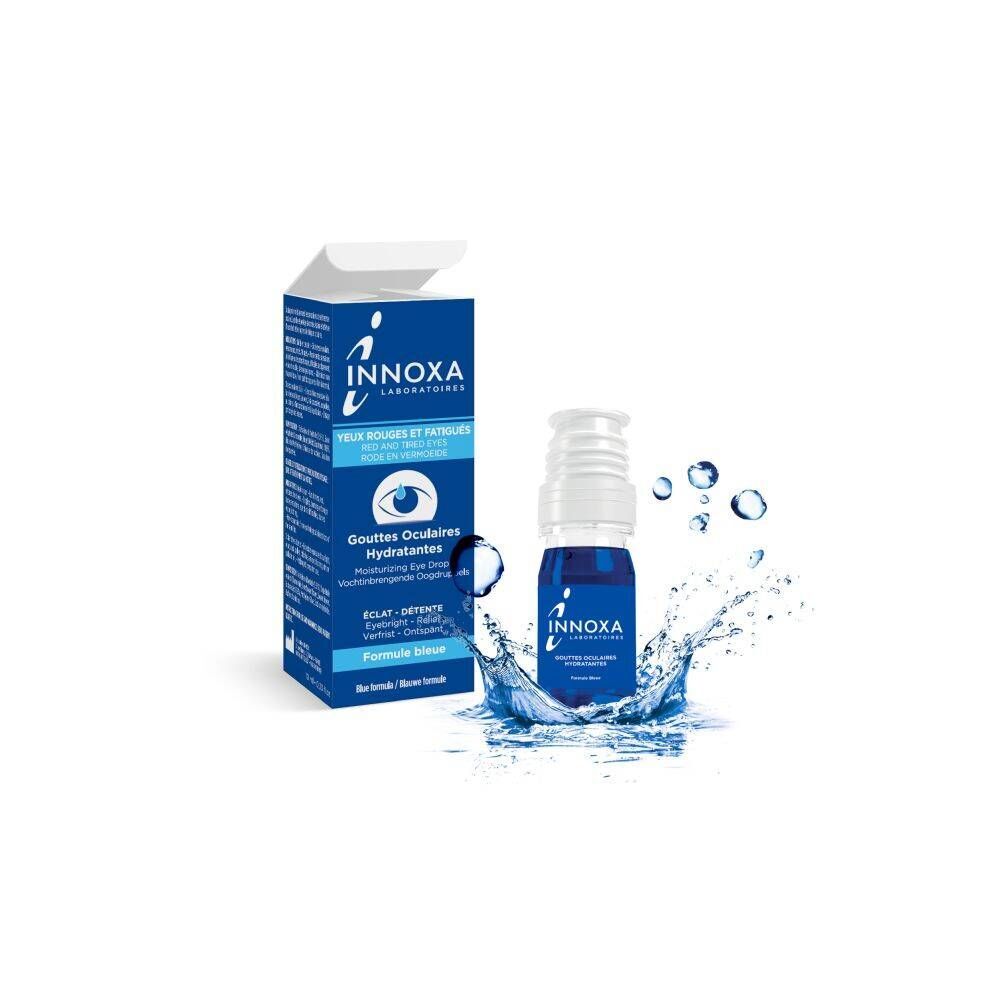 Innoxa Innoxa Vochtinbrengende Oogdruppels Blauwe Formule 10 ml oogdruppels