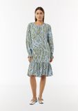 comma Kleid olijfgroen