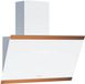 Klarstein Afzuigkap FlashLine 60 - 60 cm Afzuigkap, Touchscreen, 578 m³/u, A++ Energieklasse, LED-Verlichting, Stil 34,5 dB, Wit/Koper, Afvoer & Recirculatie