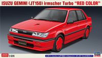 Hasegawa Modelbouwpakket Militaire voertuigen - 20664 Isuzu Gemini (JT150) Irmscher Turbo -Red Color- Plastic - 1:24 - Modelbouw