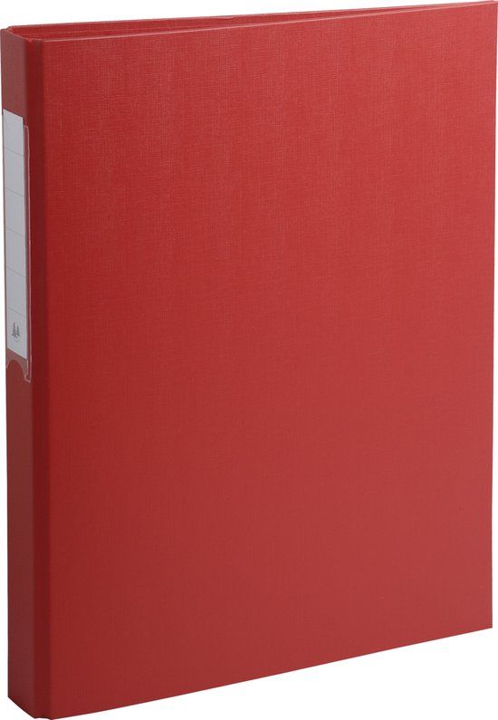 Exacompta 10x Ringband in PP met 2 ringen van 25mm - Rood - 54385E