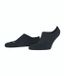 FALKE Keep Warm onzichtbar eenkleurig wol footies unisex blauw - maat 42-43