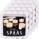 Spaas Clearlights Waxinelichtjes - 200 Stuks - Wit - 4,5 Branduren