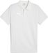 Puma TeamEVOSTRIPE Polo 659952 Heren Korte Mouw Katoen Regular Fit Wit/Zilver/Grijs Maat S