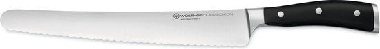 Wusthof Classic Ikon Super Slicer - 26cm - Black/Stainless Steel