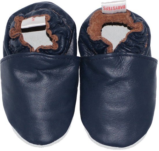 Babysteps slofjes Plain Blue Medium blauw