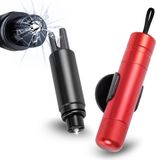 Merkloos / Sans marque HORCONDORM S.R.L. Gordelsnijder en Noodhamer - 2 stuks Glasbreker voor Auto, Bus en Vrachtwagen