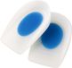 Nuvance Hielspoor Zooltjes - Hielbeschermers - Inlegzolen - 2 Stuks - Maat 40-45 - Unisex - Blauw/Wit - Gel/Siliconen