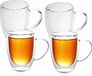 Intirilime set de 4 verres à double paroi thermiques de 300 à 400 ml
